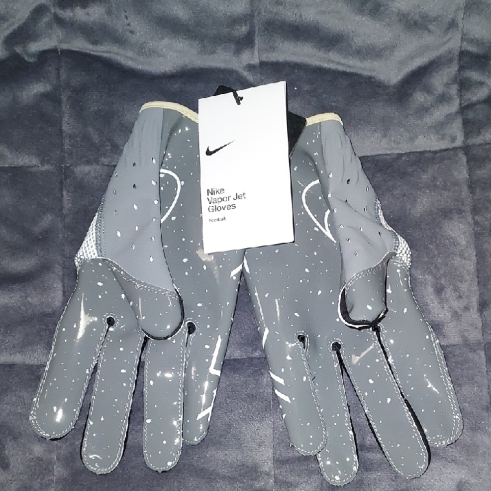 Nike Vapor Jet Gray Gloves SIZE ADULT XL